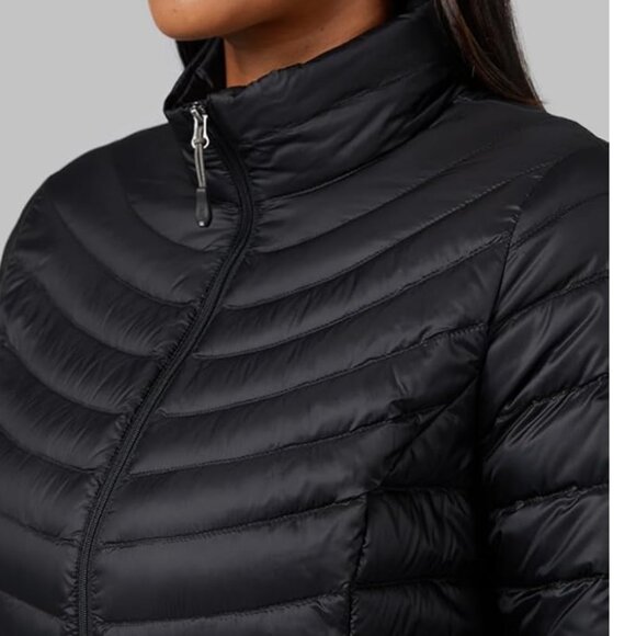 32 Degrees Womens Puffer Jacket Black Small - Picture 3 of 4